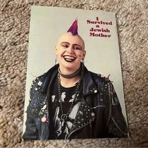 Vintage 80s 90s “Jewish Mother” Postcard